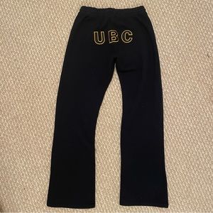 “UBC” Straight Leg Fleece Sweatpants